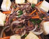 ハンパ野菜で肉豆腐作り方7写真