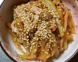 じゃがいもと魚肉ソーセージのきんぴら♪作り方8写真