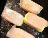 簡単･卵焼きに生ハム巻き作り方2写真