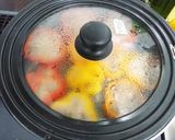 パプリカでお花ハンバーグ作り方6写真