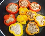 パプリカでお花ハンバーグ作り方7写真