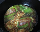 大葉入りお好み焼き作り方2写真