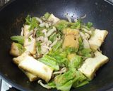 春キャベツと厚揚げの塩こうじ煮作り方4写真
