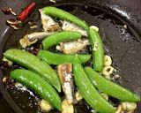 オイルサーディンとエンドウのパスタ作り方5写真