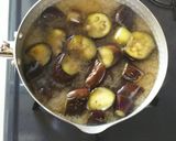 風味いっぱい茄子のお味噌汁作り方2写真