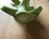 アスパラとブロッコリーのお味噌汁作り方1写真