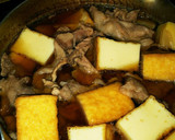 簡単♡筍と豚こま肉、厚揚げの麺つゆ煮作り方4写真