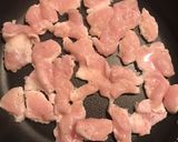 調味料１つ！胸肉ポン酢炒めP:35.2g作り方2写真