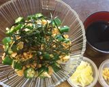 ぶっかけうどん♪とろろ☆おくら☆なめこ作り方6写真