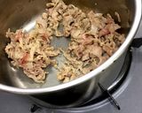 豚肉とトマトのかき玉スープ作り方1写真