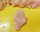 鶏胸肉しめじ玉ねぎケチャソースチーズ焼き作り方1写真