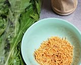 水菜のパリパリ胡麻サラダ＊和えるだけ作り方2写真