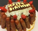肉だけ！バースデーケーキ♪作り方39写真