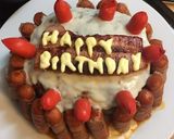 肉だけ！バースデーケーキ♪作り方40写真
