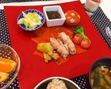 4月24日　えのき肉巻き　朝食作り方6写真