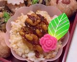 4月24日　ミニお重弁当　詰め方　その１作り方3写真