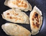 ニラエビ焼きまんじゅう(韭菜盒子）作り方13写真