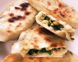 ニラエビ焼きまんじゅう(韭菜盒子）作り方14写真