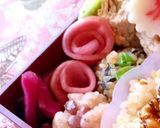 4月24日　ミニお重弁当　詰め方　その１作り方5写真
