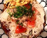 美味！トマトとツナと大葉のサッパリ素麺♡作り方6写真