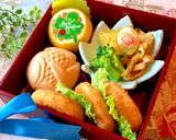 4月24日 ミニお重弁当 詰め方 その2作り方7写真
