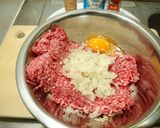 うずら卵のせミニバーグ作り方3写真