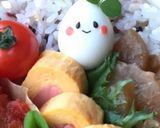 お弁当に！うずらの豆苗リボンちゃん作り方5写真