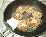 うずら卵のせミニバーグ作り方6写真