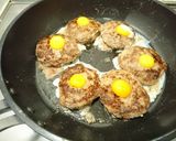 うずら卵のせミニバーグ作り方7写真