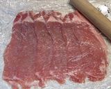 薄切り豚ロース肉のバジルチーズ巻き作り方2写真