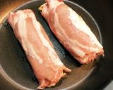 薄切り豚ロース肉のバジルチーズ巻き作り方6写真