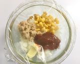 レンジで簡単☘️デミドリア作り方1写真