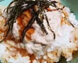 レンジだけ☆照り焼き追いたれ　ツナマヨ丼作り方4写真
