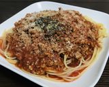 手抜きミートソーススパゲティ作り方14写真