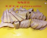 タケノコの油みそ（炒め）作り方1写真