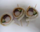 お弁当☆おつまみに!!　ちくわ巻き作り方4写真