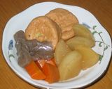 離乳食取り分けレシピ①野菜とがんもの煮物作り方10写真