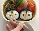 簡単キャラ弁☆ペンギンおにぎり♪作り方7写真