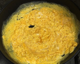 小松菜とキクラゲと炒り卵の沙茶醤炒め作り方3写真