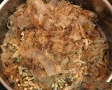 高野豆腐とちりめんと舞茸とレタスの山椒煮作り方5写真