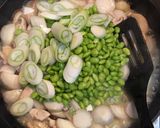 鶏肉と里芋と枝豆の柚子胡椒煮作り方9写真