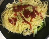 超簡単　ナポリタン風作り方4写真