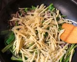 素を使わない 和風青椒肉絲作り方4写真
