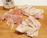 鶏モモ肉のハチミツソテー作り方1写真