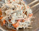 鶏だしで美味☆ささみとごぼうのサラダ作り方6写真