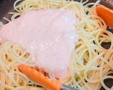 白だしで！超簡単！明太クリームパスタ作り方7写真