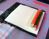 お弁当に♪市松模様のチーズ海苔巻き～☆作り方2写真