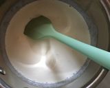 かぼちゃプリンin生クリーム作り方2写真