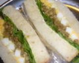 カレーそぼろで、サンドイッチ作り方9写真