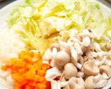 ひよこ豆と春キャベツの⁂トマトスープ作り方2写真